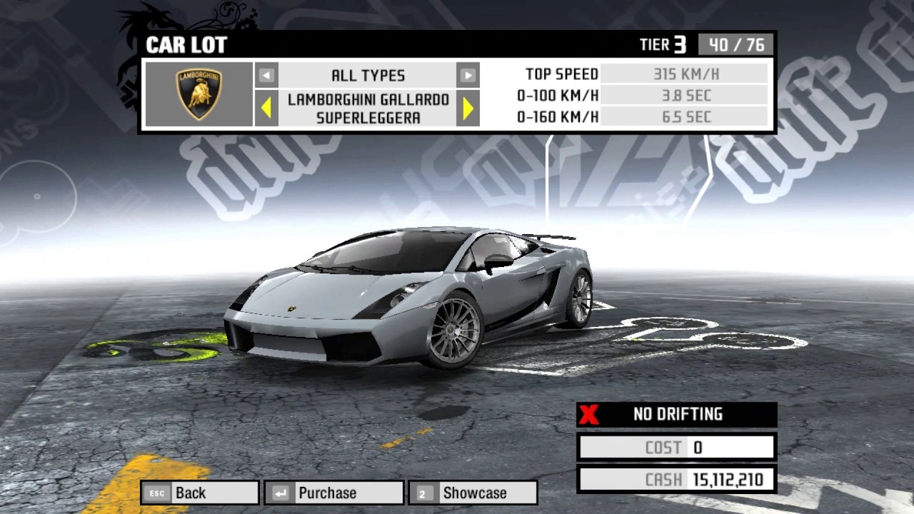 NFS Pro Street All Cars | Need For Speed Pro Street All Cars