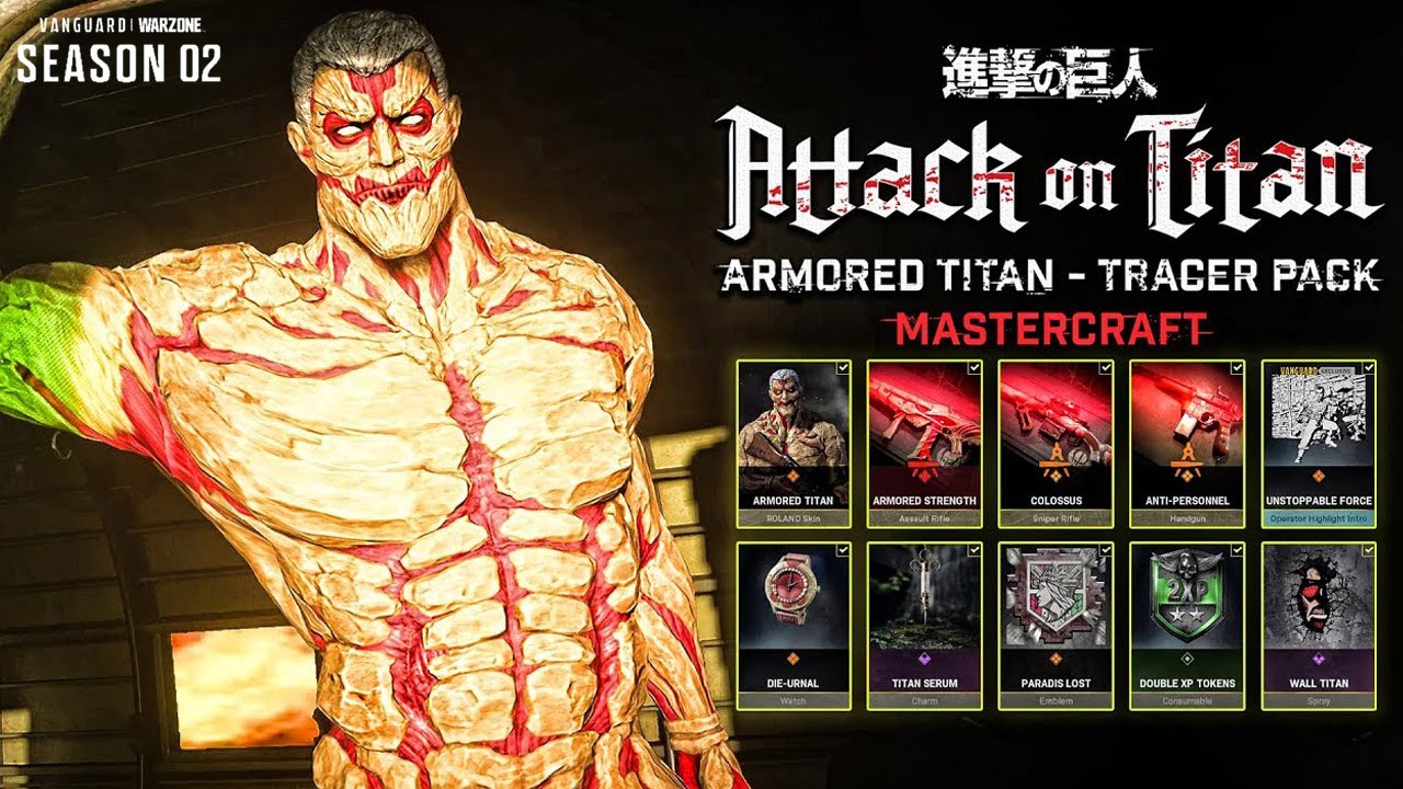 Attack On Titan - Armored Titan - Tracer Pack Mastercraft - Warzone Showcase