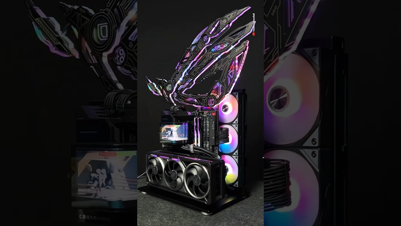 RTX 5080 Build🫅Fastest Every Game in 4K🤷Ryzen 9 9950X3D🌍#gaming #pcbuild #rtx #amd