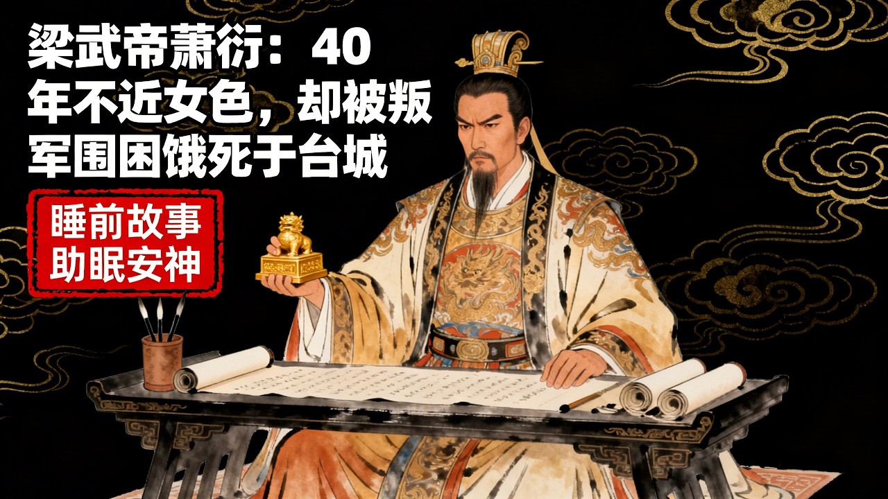 梁武帝萧衍：40 年不近女色，却被叛军围困饿死于台城