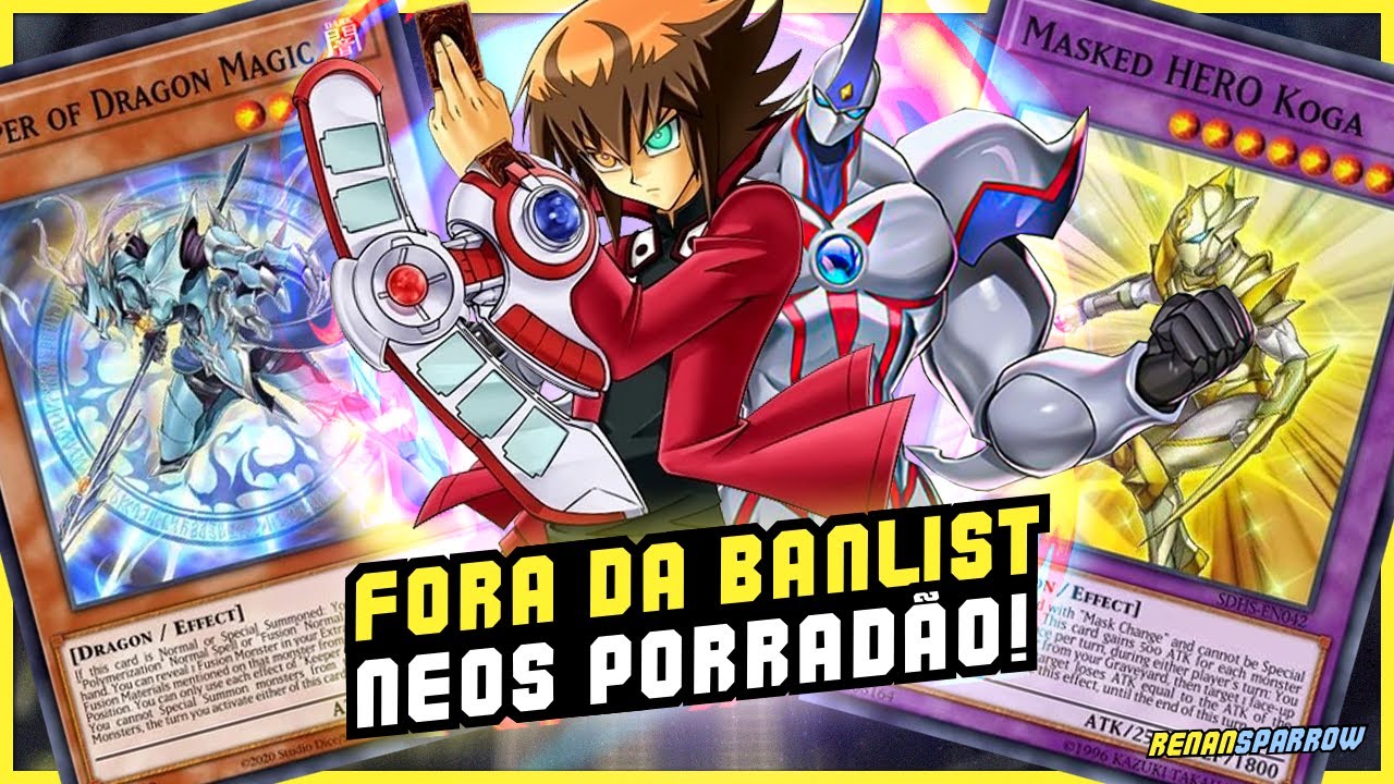 BRUTAL DEMAIS: NEOS PORRADÃO TÁ FORA DA BANLIST! - Yu-Gi-Oh! Duel Links #1818