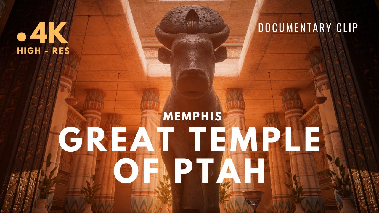 The Great Temple of Ptah - Documentary Clip - Assassin's Creed Origins - 4k
