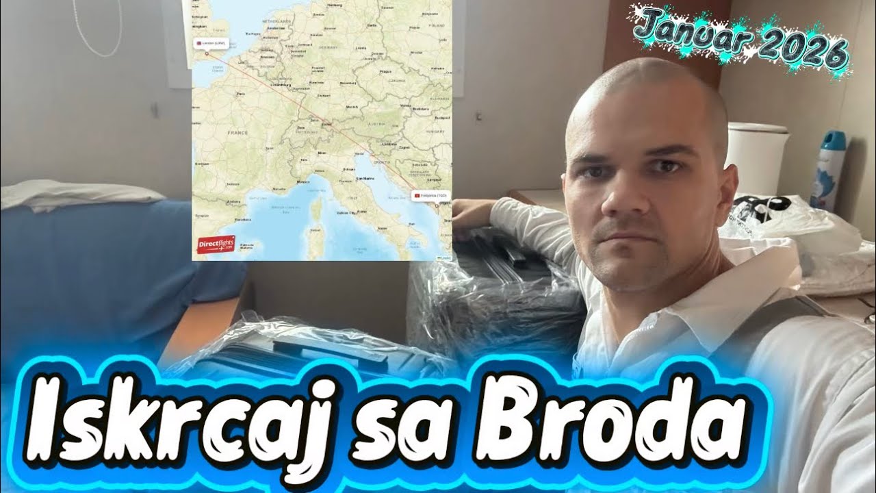 Iskrcaj sa Broda…Od Londona…🇬🇧 do Podgorice…🇲🇪 Januar 2026 