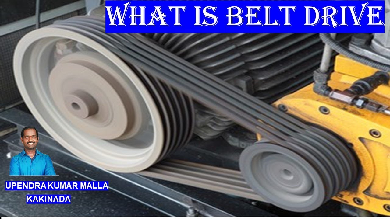 Belts drive system part-1 telugu lecture