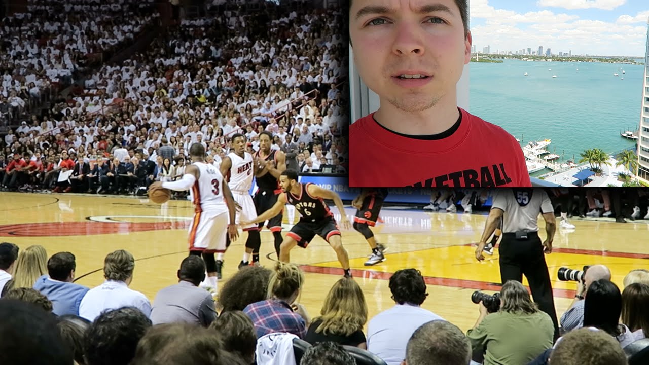 INSANE NBA PLAYOFF GAME VLOG! MIAMI HEAT VS TORONTO RAPTORS!