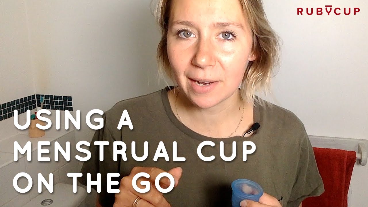 Using a Menstrual Cup on the go | Ruby Cup Tutorials