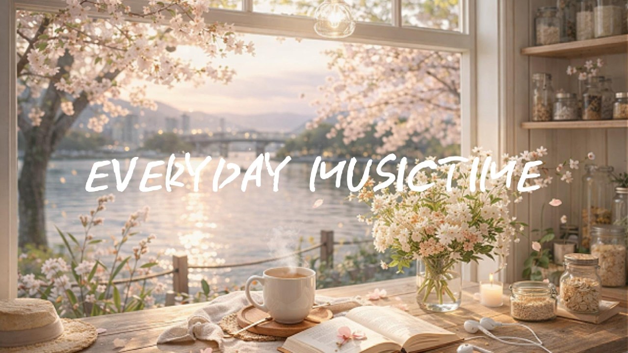 따뜻한 봄햇살 힐링 음악 🌸 카페 감성 Relaxing Music 벚꽃과 함께 듣는 감성 음악 🌸 공부·휴식용 카페 음악 Cherry Blossom Cafe Ambience ☕