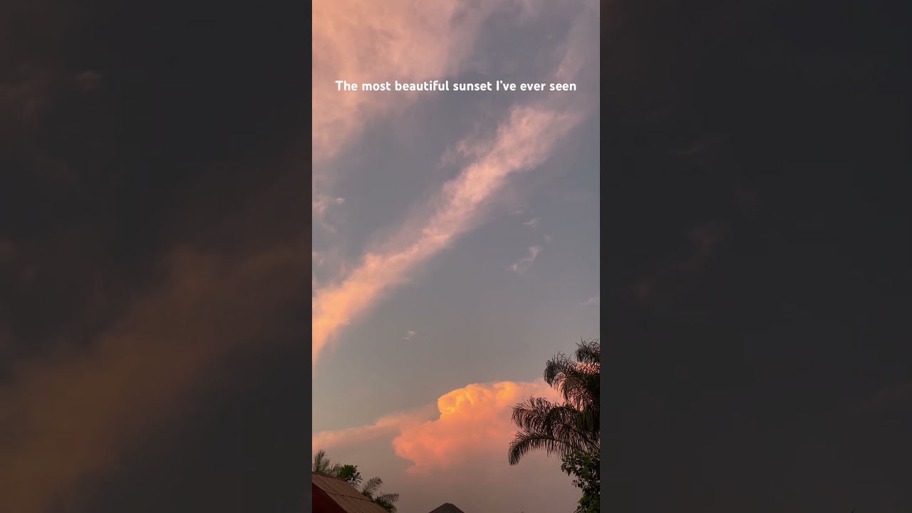 I was having a bad day then saw this #foryou #fyp #sunset