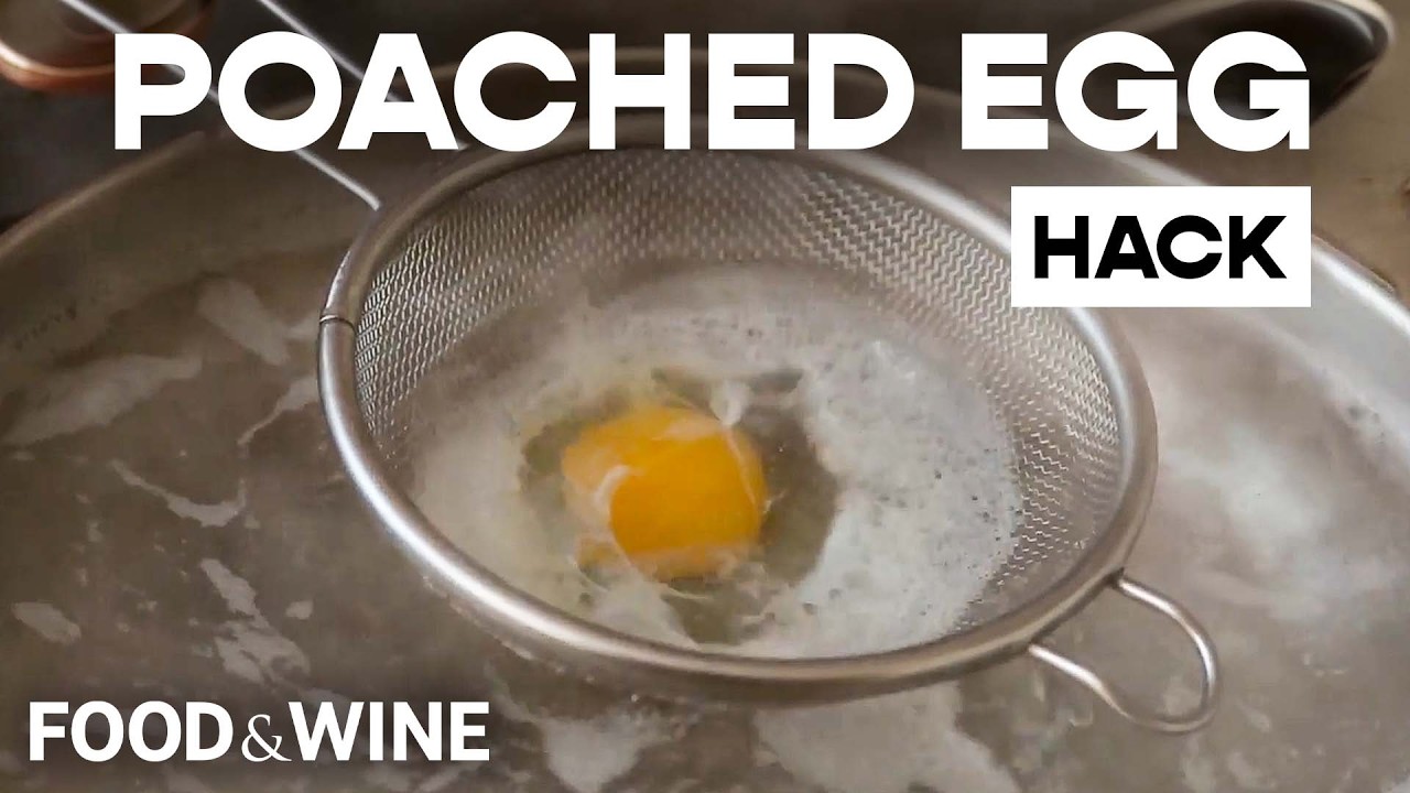 How to Poach Eggs in a Strainer | Food & Wine