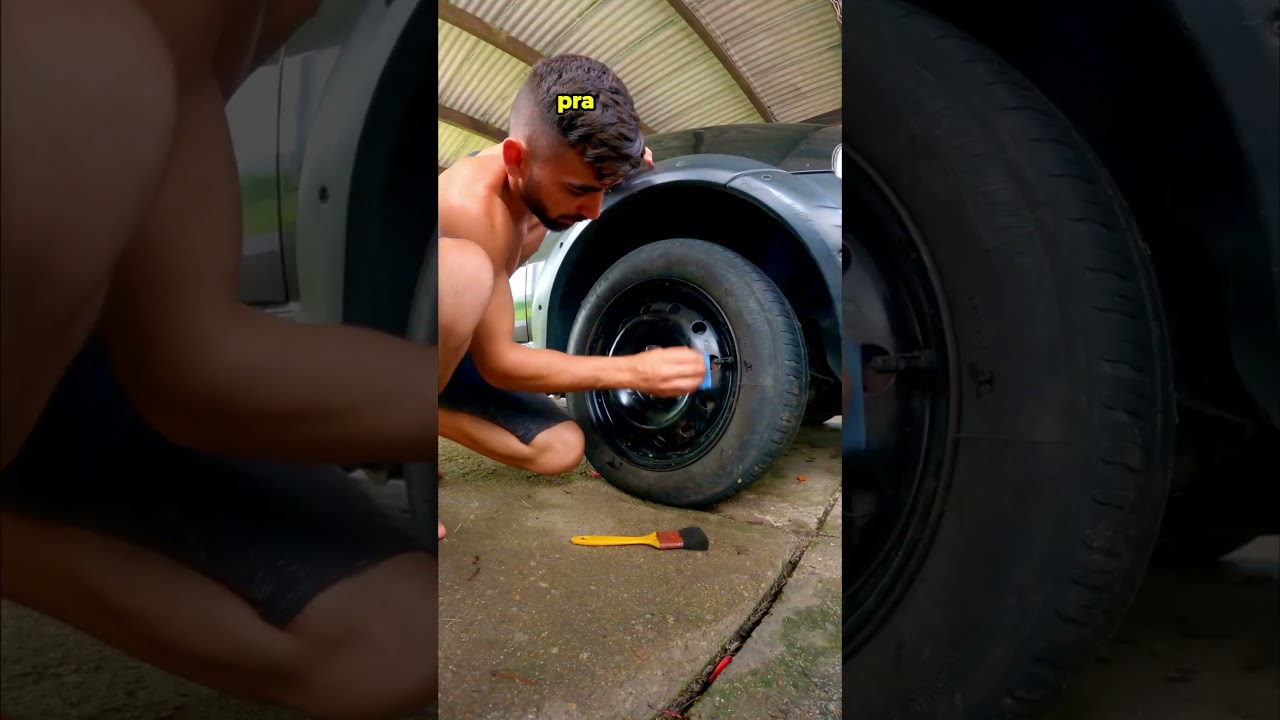 COMO PINTAR AS RODAS do SEU CARRO (Sem Tirar do Lugar)