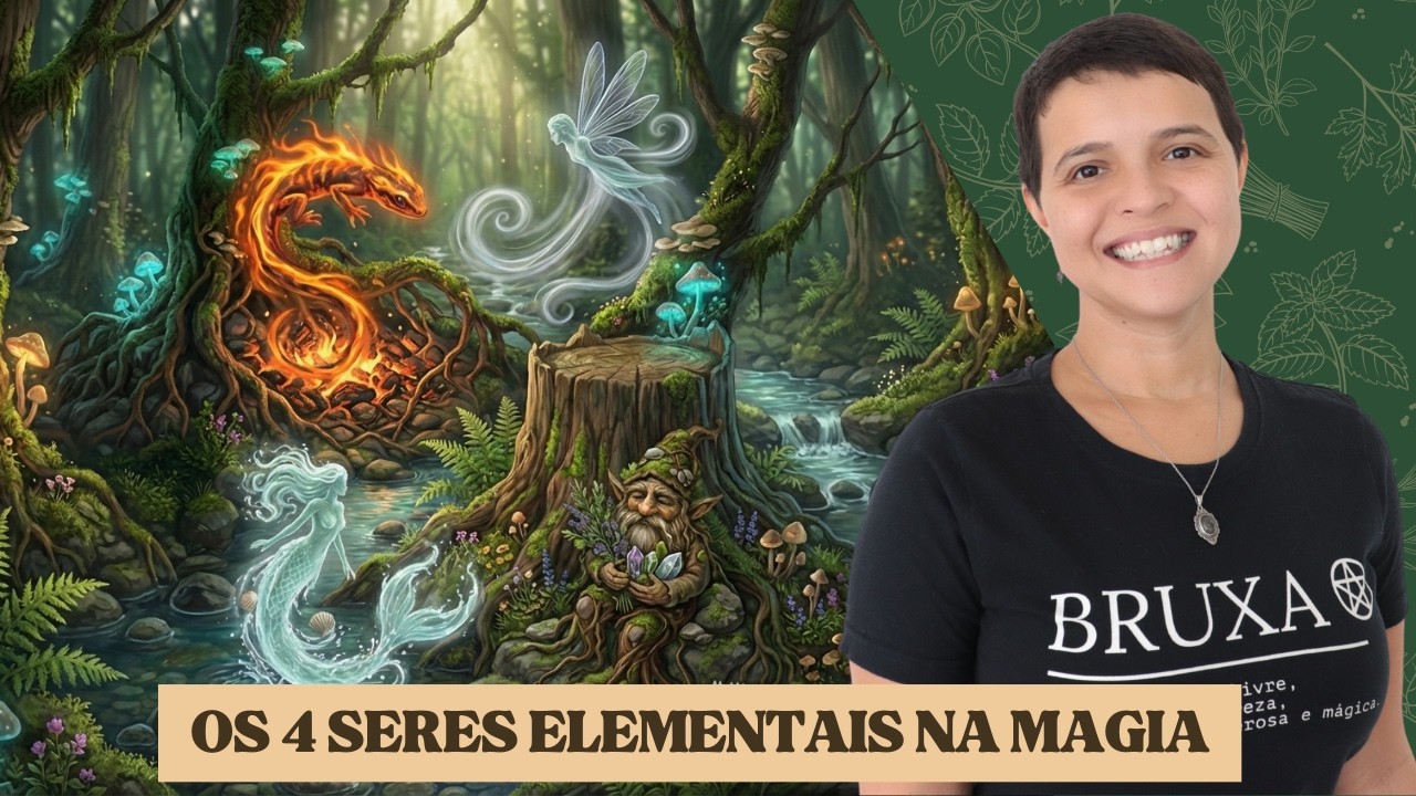 Os Seres Elementais: Gnomos, Ondinas, Silfos e Salamandras (Bruxaria e Magia Natural)