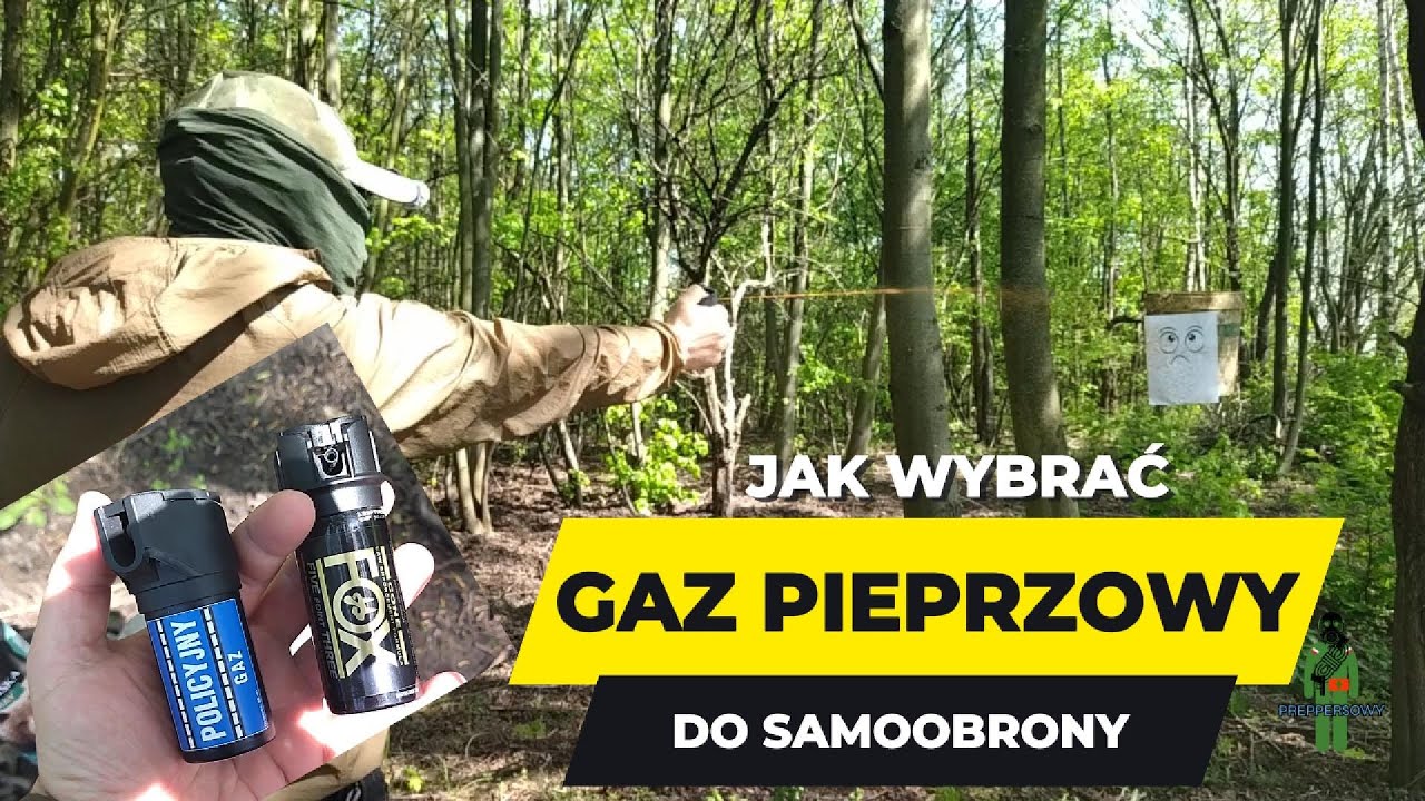 Gazy pieprzowe. Jak wybrać odpowiedni dla siebie gaz do samoobrony. PREPPERSOWY #samoobrona