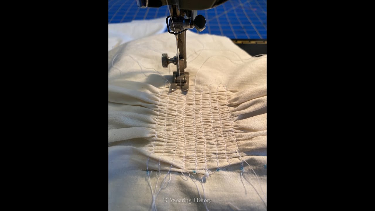 How to Sew Shirring to a Stay- A Vintage Sewing Technique