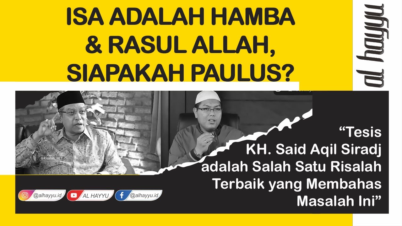 Isa adalah Hamba Allah dan Rasul-Nya, Siapakah Paulus? | Ustadz Firanda Andirja