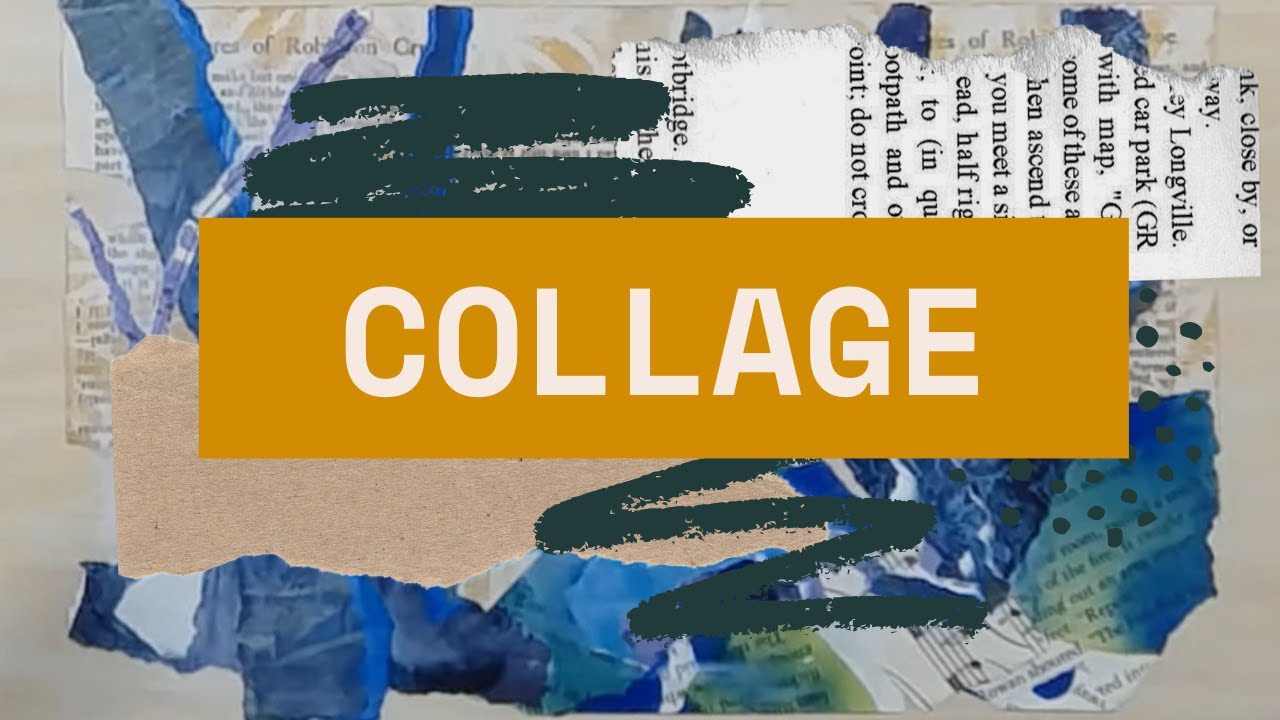 Collage Art inspired by Australian landscape