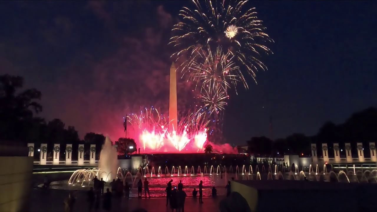 Washington, DC Fireworks July 4th, 2020.  We Drove 2,000 miles for 26 Hours in Three Days!