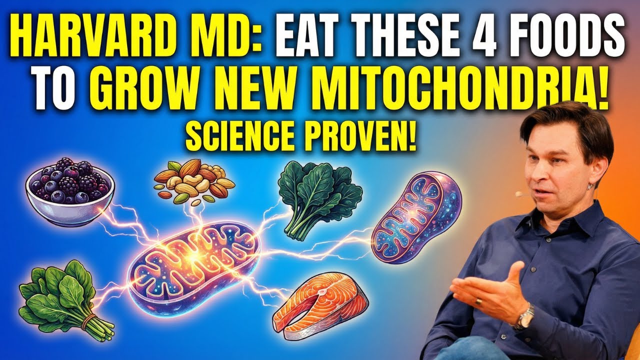 Harvard Doctor: These 4 Foods GROW New Mitochondria (Science Proven) | Dr. David Sinclair