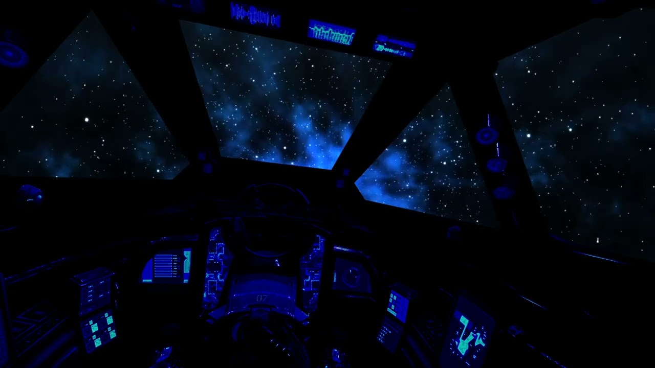 Brown Noise - Cockpit of Intergalactic Spaceship - Sounds for Sleep, Relaxation
