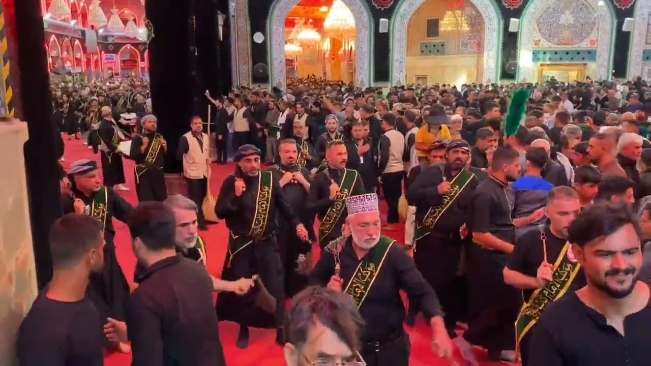 موكب ألامام باب الحوائج ع أهالي البصرة 17 صفر 1445ه