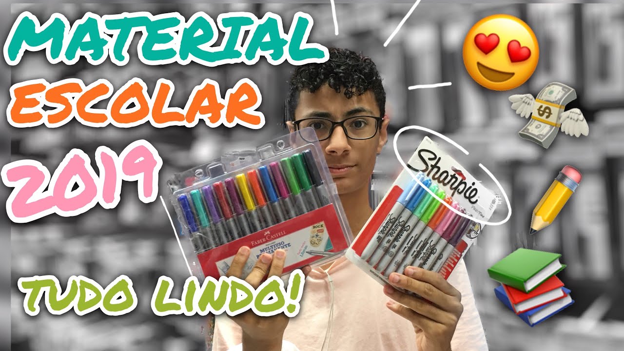 COMPRANDO MEU MATERIAL ESCOLAR 2019 - Gustax
