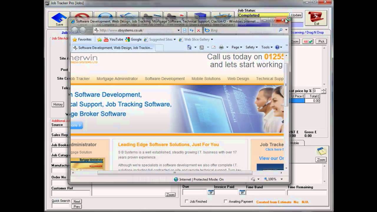 Introduction to Job Tracker Professional -- S B Systems Job Tracker Professional software