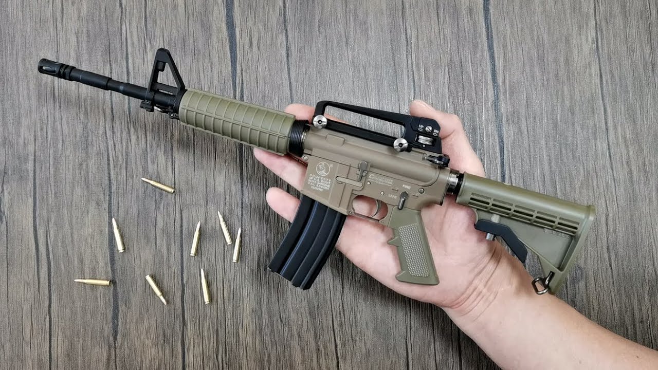 Alloy Army M4a1 Unboxing 2023 - Mini Gun in 1:2 scale