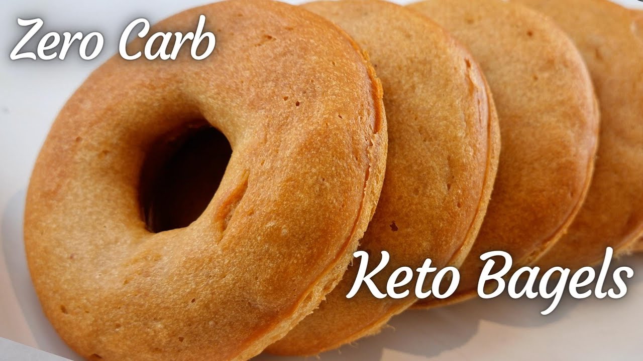 Бейглы из яичного белка без муки Кето | Безмолочные рогалики | Бублики без глютена