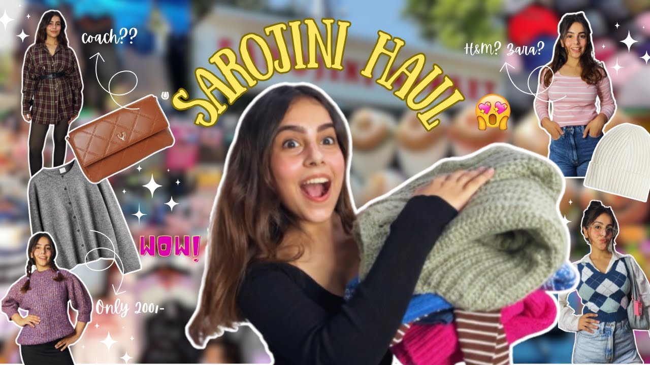 Sarojini Nagar Winter Haul| Best Finds Under 300/-😱#sarojininagarlatestwintercollection #winterhaul 