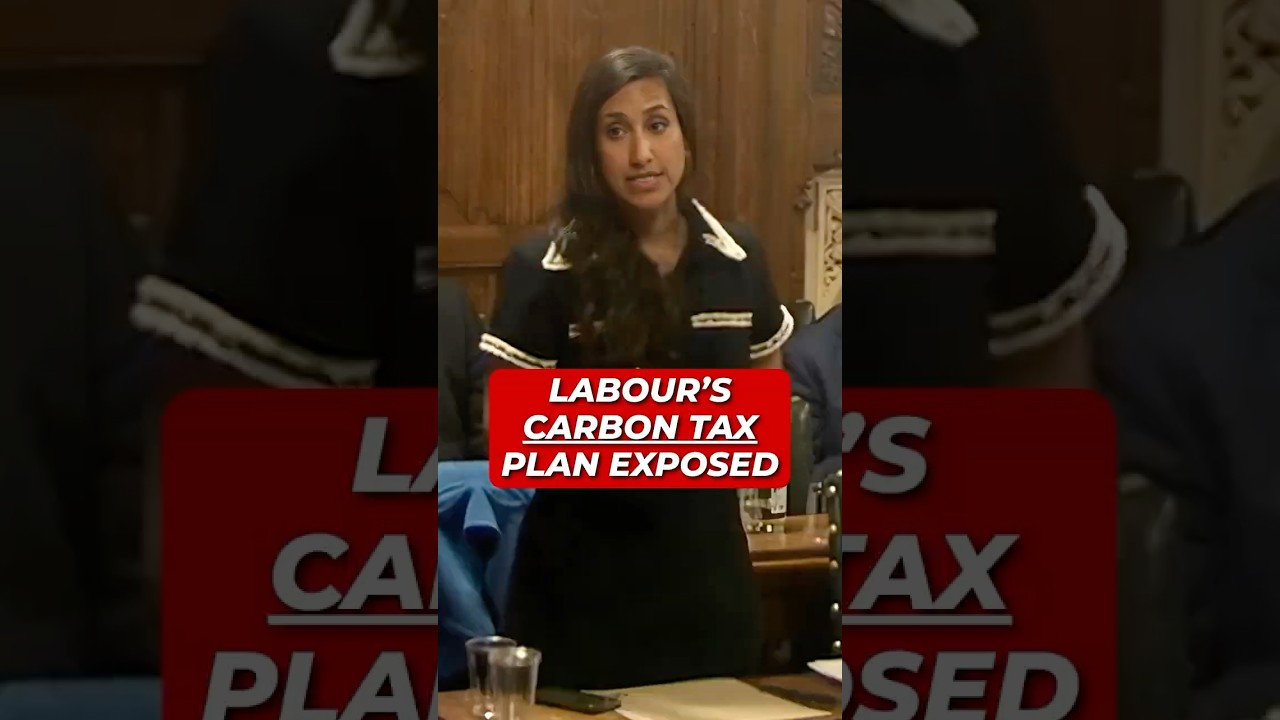 🚨MP EXPOSES Labour's Carbon Tax to push up energy bills