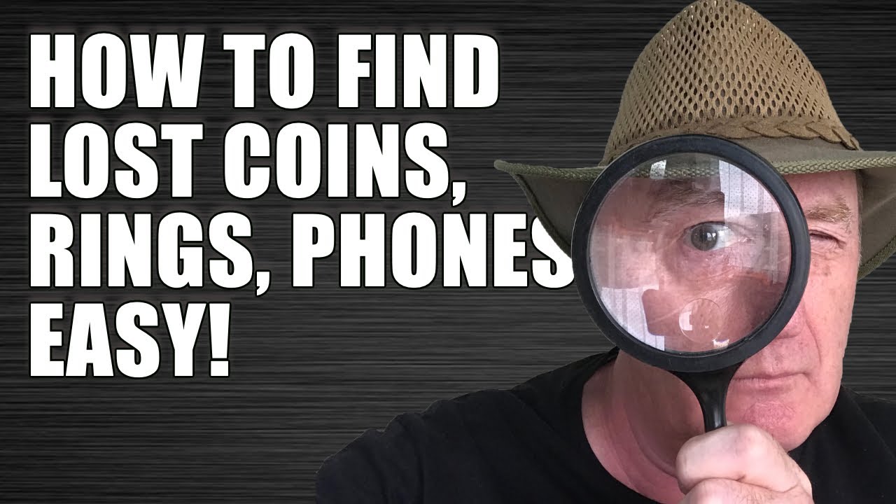 Find lost &pound;&pound;&pound; money, coins, phones in public places - easy
