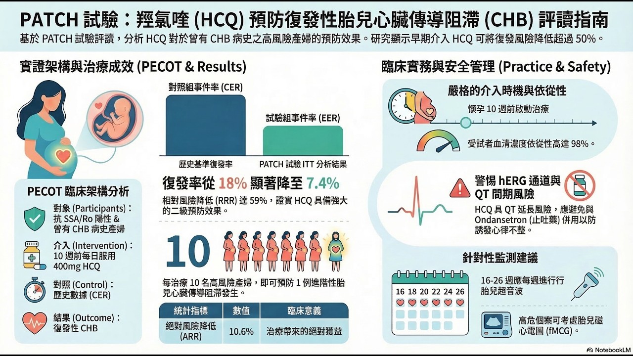 研究評讀：羥氯喹（奎寧）可能減少胎兒發生先天性心臟傳導阻滯