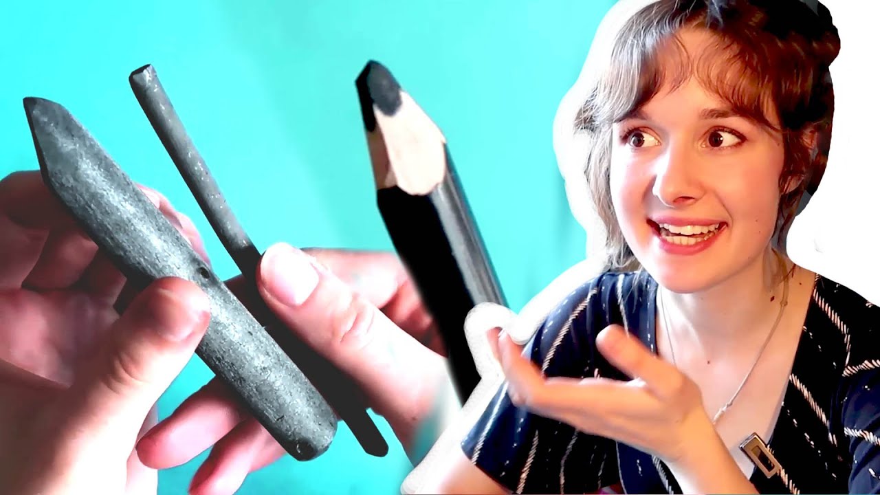 La DIFFÉRENCE entre LE FUSAIN, LA PIERRE NOIRE et LE PASTEL !