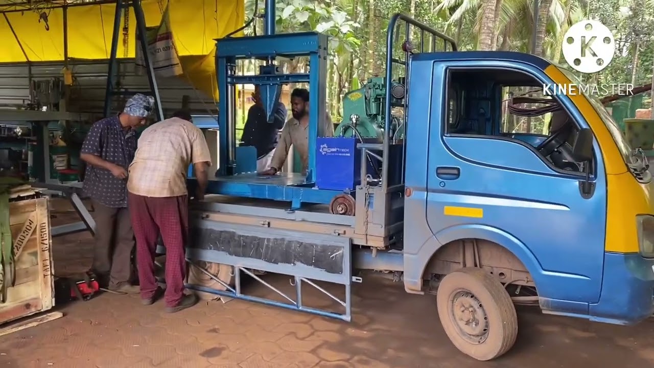 Manufacturers of customised firewood cutting machines. New order from Alappuzha