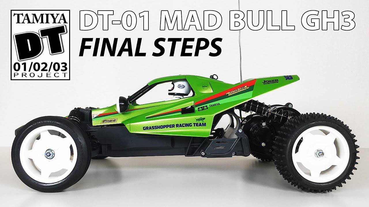 Tamiya DT-01/02/03 Project #12: Finishing the Tamiya Mad Bull (DT-01) ... and an RC Collection Tour!