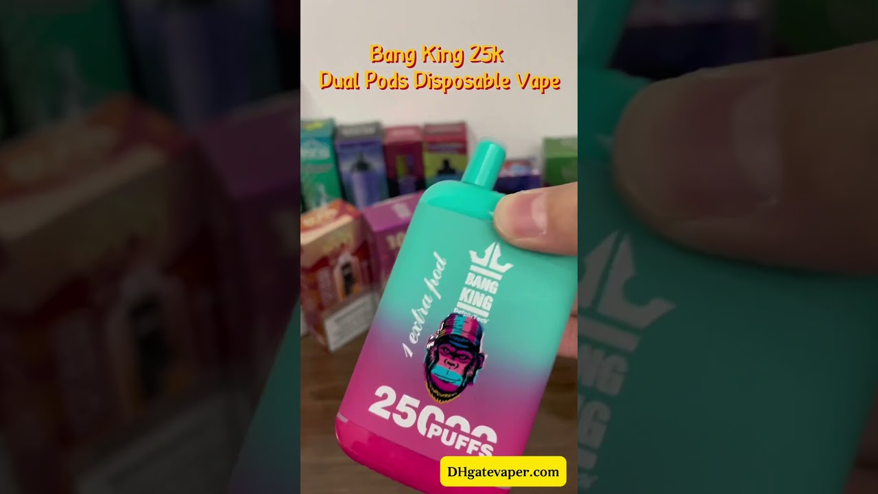 Bang King 25000 Puffs Dual Pods Disposable Vape #disposablevapepen  #dhgate #bangking #unboxing