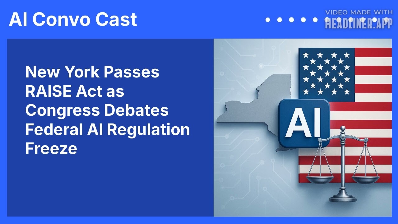 New York Passes RAISE Act as Congress Debates Federal AI Regulation Freeze | AI Convo Cast