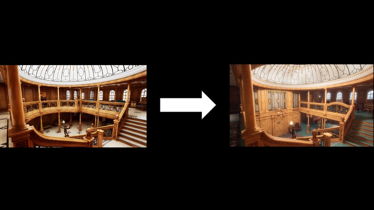 Titanic vs Britannic | GRAND STAIRCASE