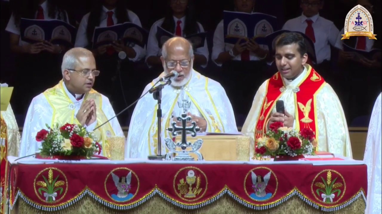 'Qandisha Alaha' chanted by Children and Mar George Cardinal Alencherry
