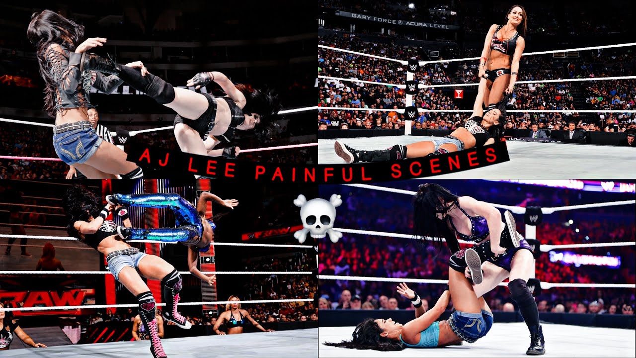 Aj Lee painful scenes 💀