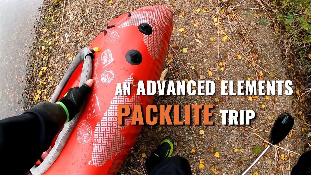 Testing the Advanced Elements Packlite inflatable kayak & outer cover - paddling in Åkersberga