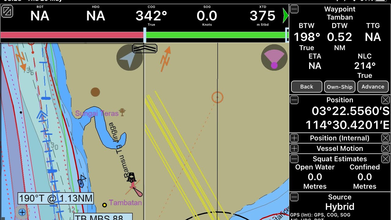 Haida from anchorage to docking by Seaiq pilot iphone Version