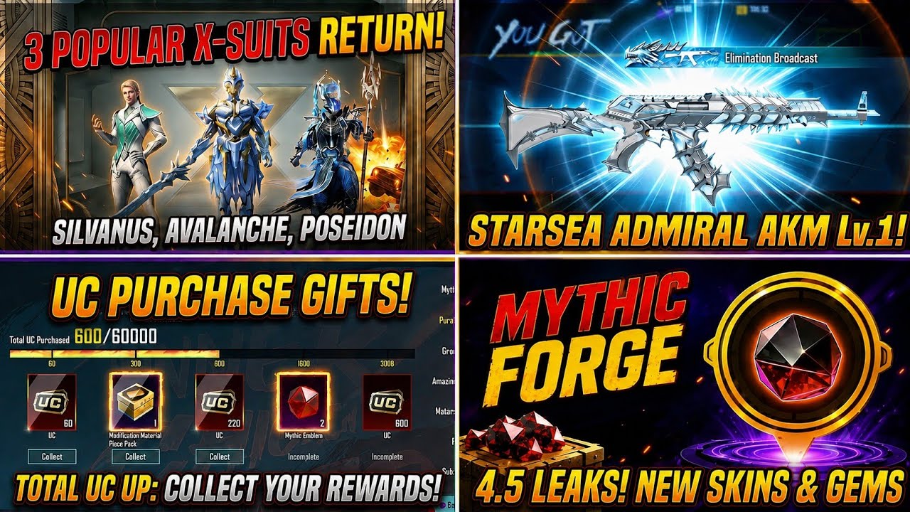 🔴 Next Mythic Forge | X - Suit Carnival | Starsea Admiral AKM | Uc up Event 