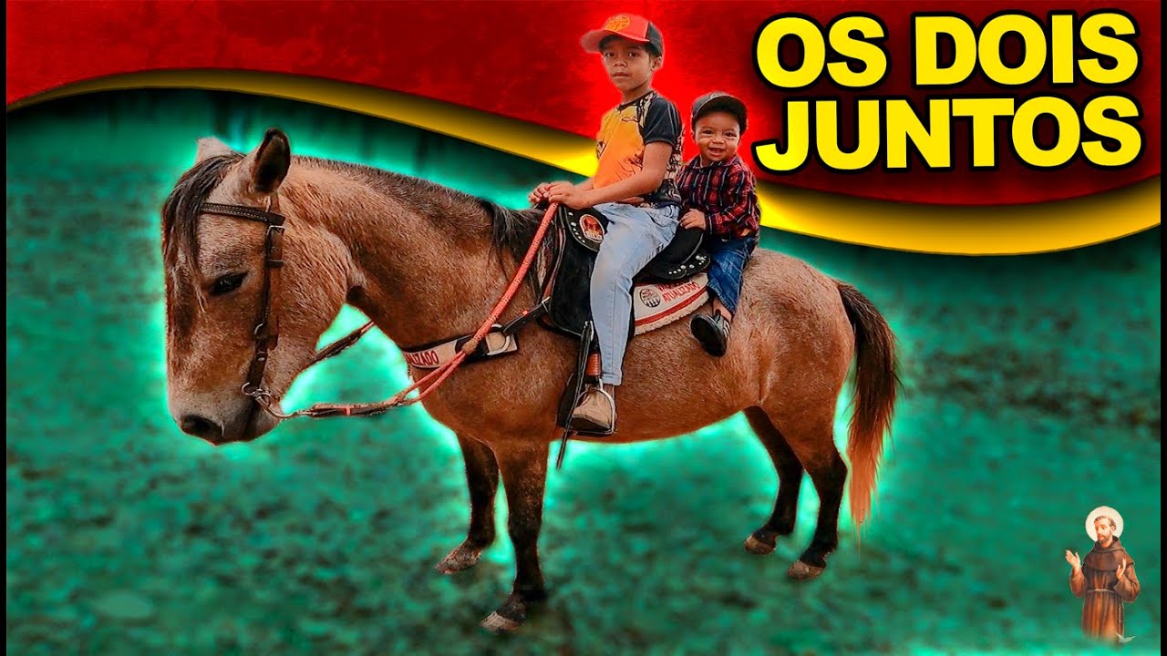 Os dois Vaqueirinhos juntos na pónei
