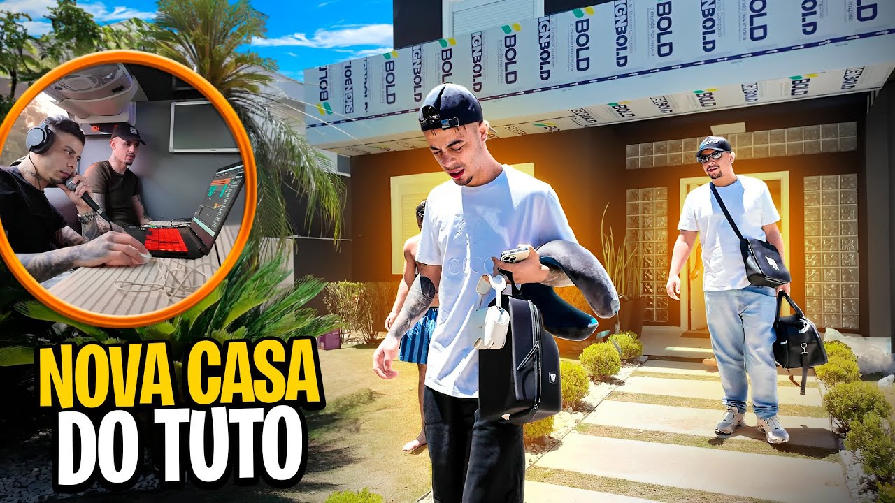 CASA NOVA DO MC TUTO & MONTAMOS O ESTÚDIO NA ESTRADA. 🛣️