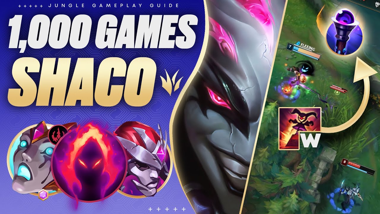 SHACO JUNGLE is the BEST AP jungler 🎁 (Amplify enemy's fear with 1,000 games of Shaco experience)