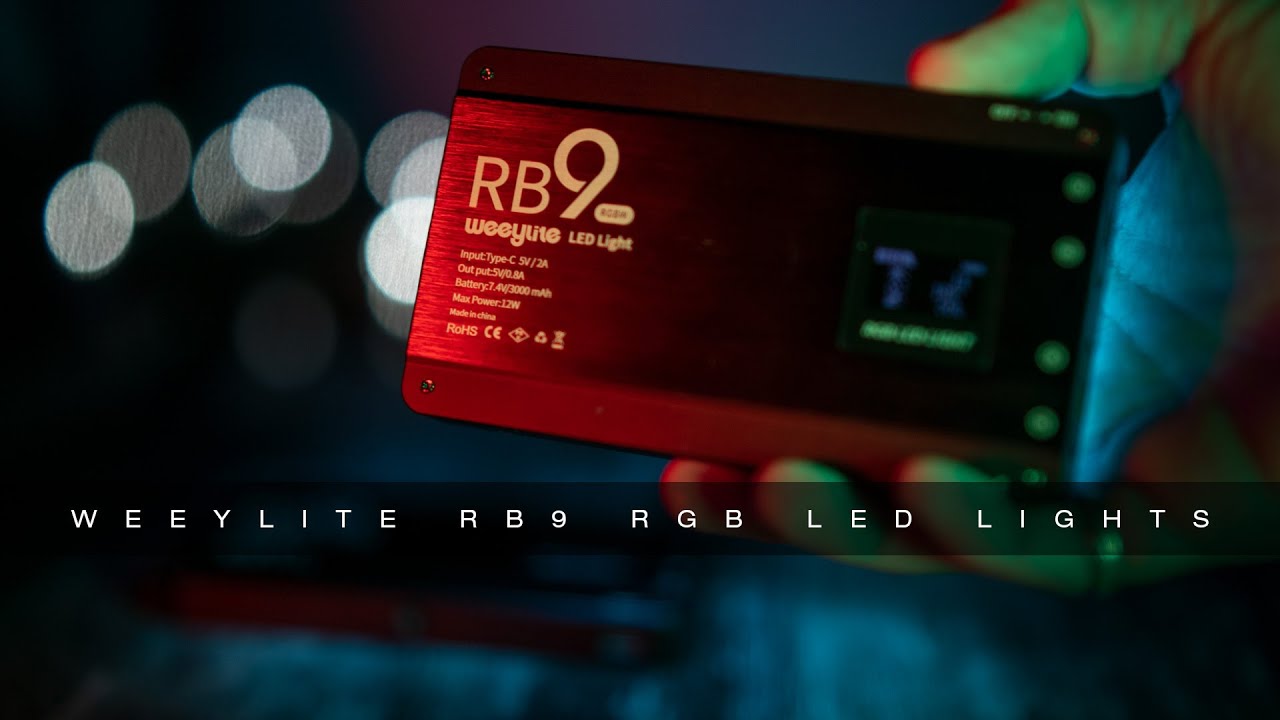 Portable RGB Lights from Viltrox! - Weeylite RB9 RGBW REVIEW
