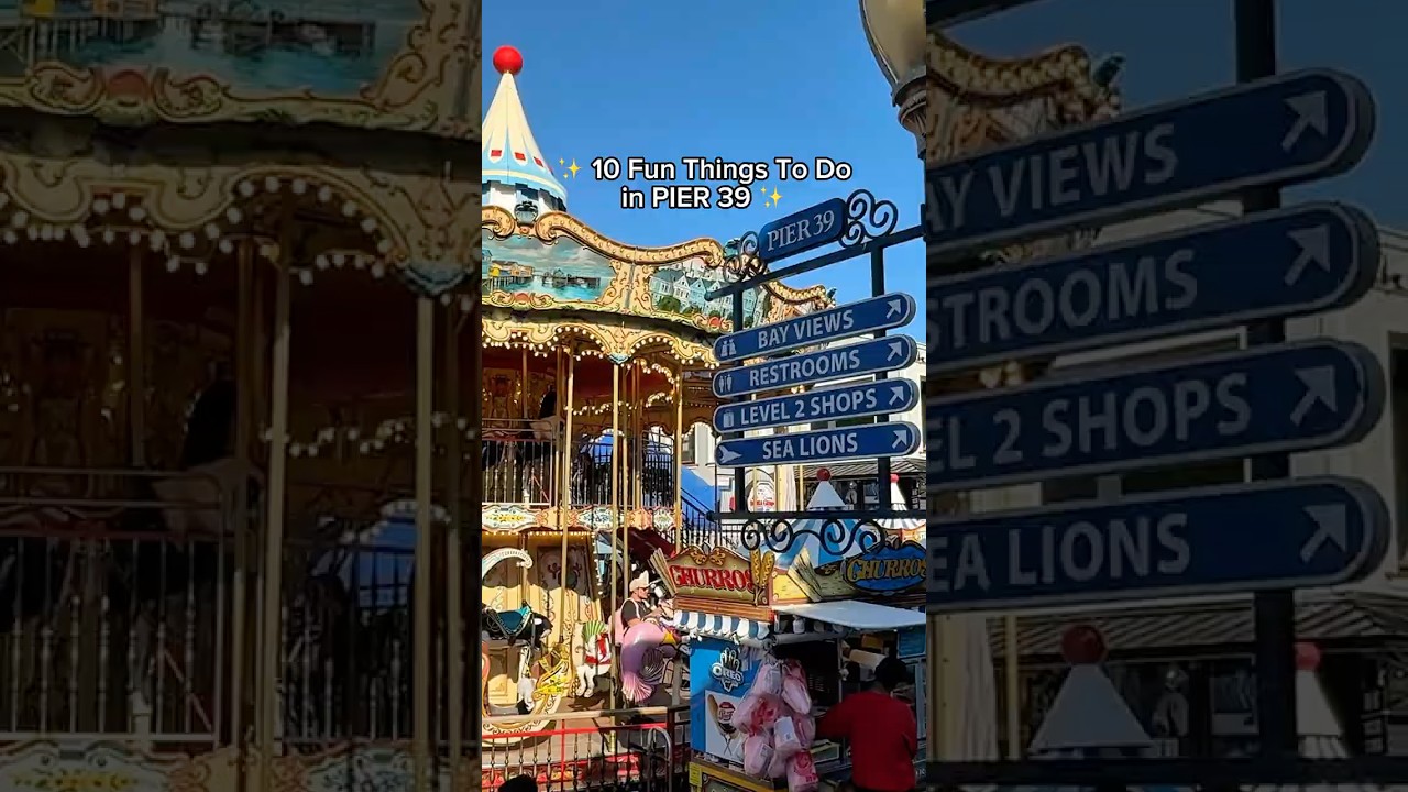 🎠 10 Things to do at Pier 39 San Francisco 🎡| Best SF Attractions #SanFrancisco #Pier39 #Travel