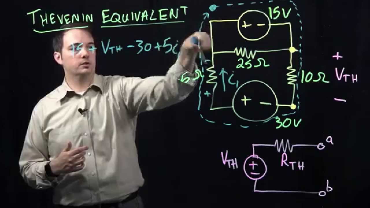 Circuits I: Example with Thevenin Equivalent