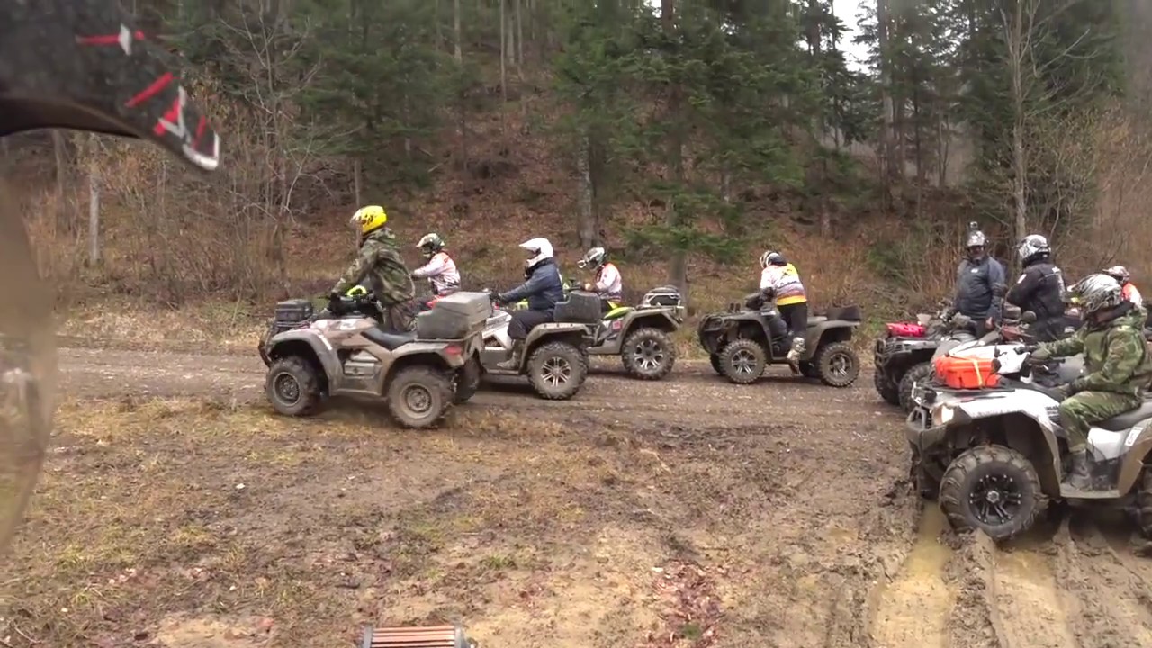 ATV MALIBU rajd przeprawowy z Dzikim w Bieszczadach część 1