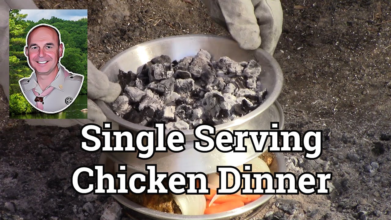 Pie Pan Dutch Oven Single Serve One Pot Chicken Dinner